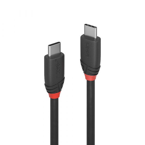 Lindy 36906 Cabo USB-C 3.2 Gen 2x2 20Gbps 60W 1m Black