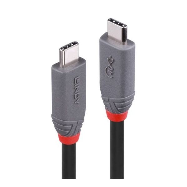 Lindy - 36947 cable USB 0,8 m USB4 Gen 3x2 USB C Negro - 36947