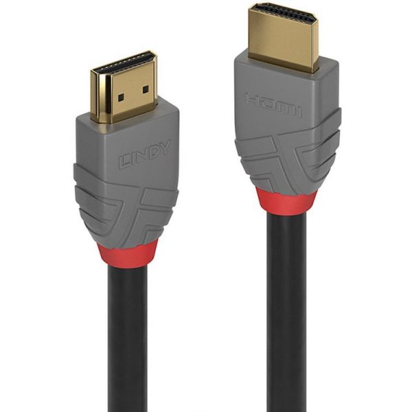 Lindy 36967 Cabo HDMI Standard Anthra Line 10m Black/Grey