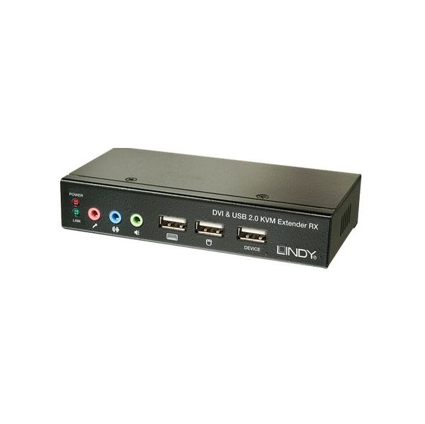 Lindy Cat5 Kvm Extender Classic Dvi USB Audio, 50m - 39377