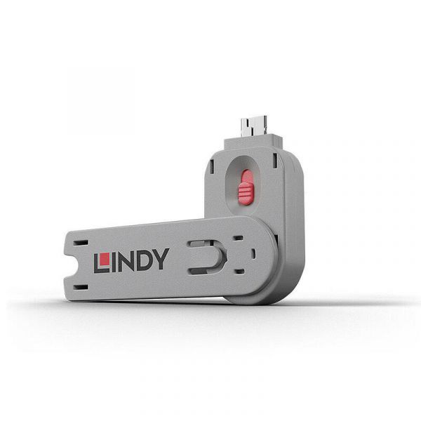 Lindy Bloqueador de Porta USB Tipo-A 40620 Pink
