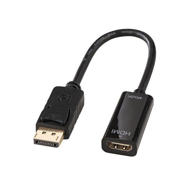Lindy Displayport para Hdmi 4K Adaptador Cabo Passiv