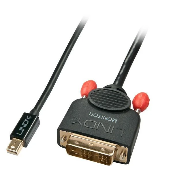 Lindy 41952 Cabo Mini DisplayPort para DVI-D Preto 2m
