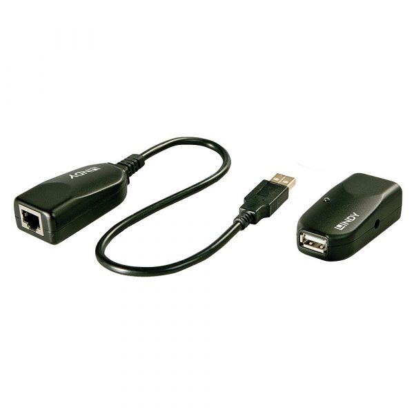 Lindy Extensor USB 2.0 CAT5/6 50m 42693