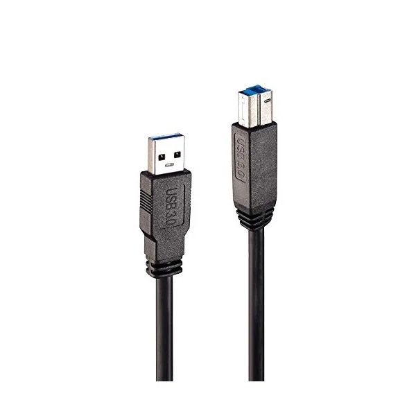 Cabo USB Lindy 43098 10 m USB 3.2 Gen 1 USB A USB B Preto