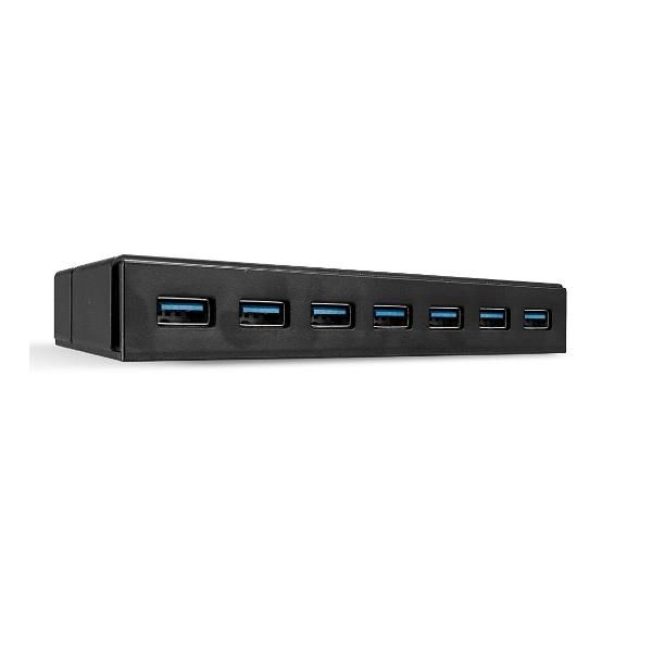Lindy 43228 Hub USB 3.1/3.0 7 Portas com Função de Carregamento