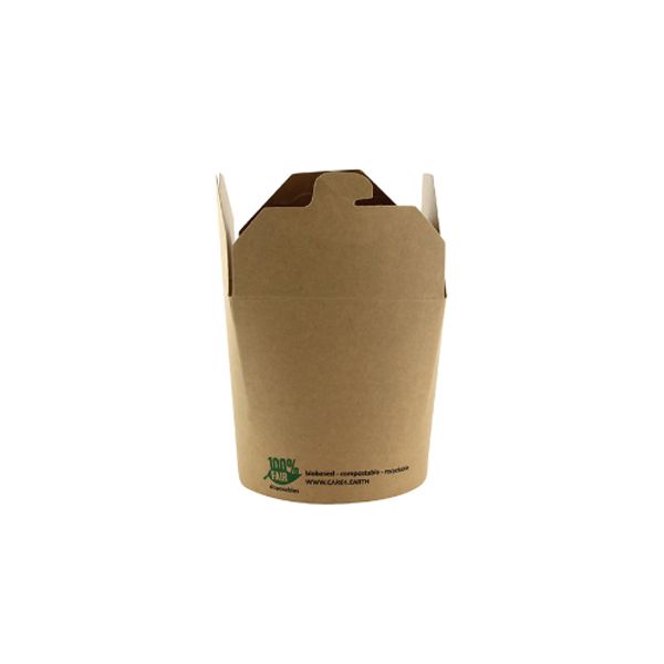 Caixa Cartão Kraft 9,8x10x8,8cm (massas) 760ml 25un - 6621281