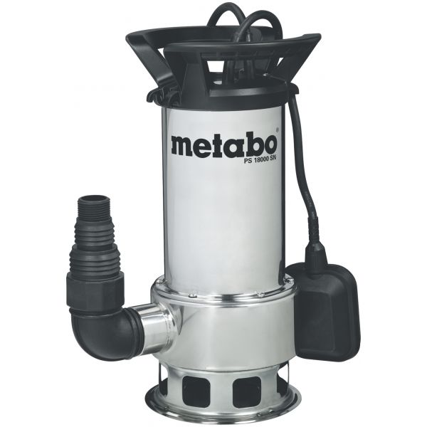 Metabo Bomba Submersível PS 18000 SN para Águas Sujas 7 m