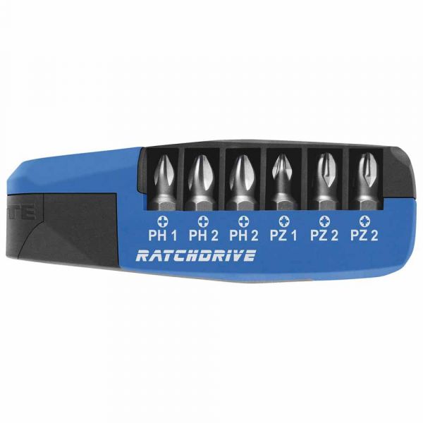 Witte Ph/pz Bit Box With Ratchet Prateado