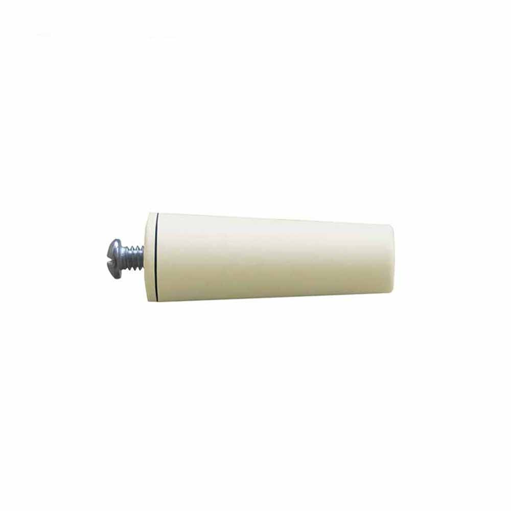 Batente conico para persiana bege 60mm