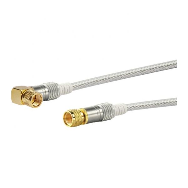 Schwaiger Cabo Satélite em Camadas 110db 3m White - KVCWHD30 532