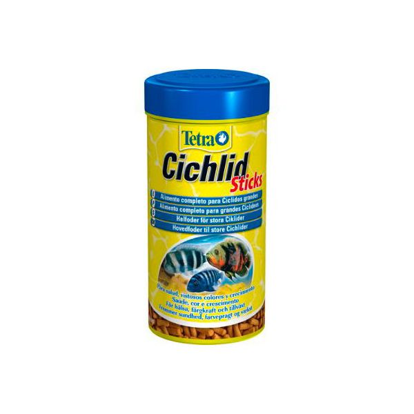 Tetra Alimento Peixe Cichlid Sticks 500ml
