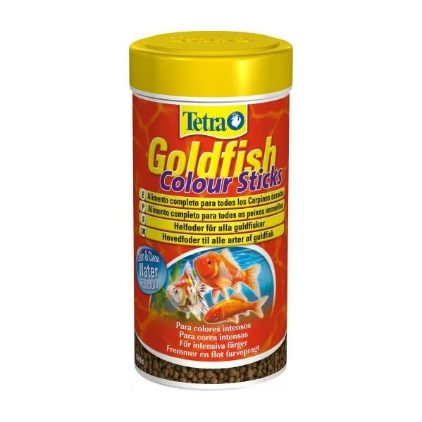 Tetra Alimento Peixe Goldfish Colour Sticks 250ml