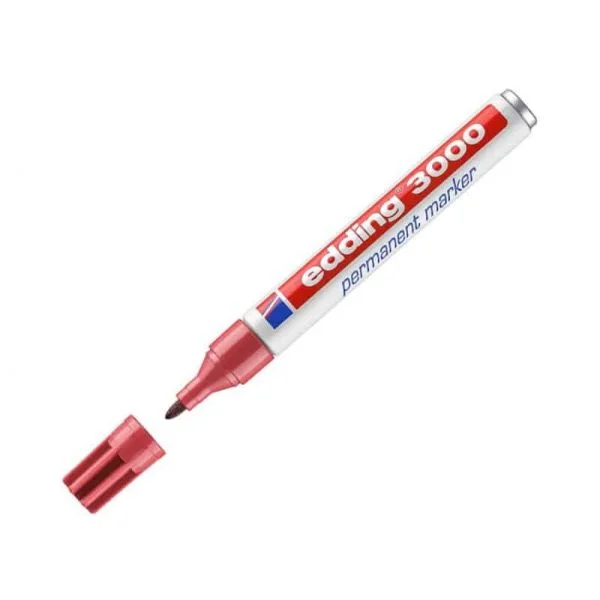 Edding Marcador Permanente 3000 Carmim 1 Un.