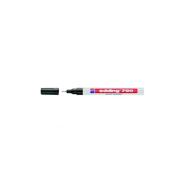 Edding 10 un. Marcadores Especial 780 Preto Tinta Opaca Superfic - 780-01