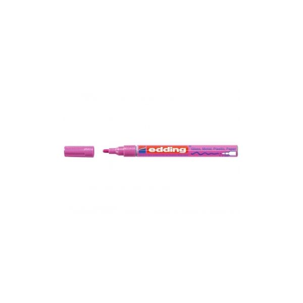 Edding 10 un. Marcadores Permanentes 751 1-2mm Rosa - 751-079
