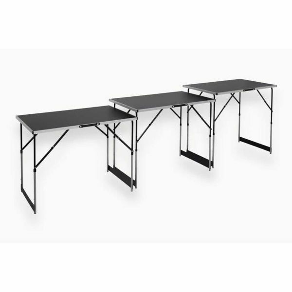 Meister Jogo de 3 Mesas S7166718 1000x600mm Alumínio Altura Ajustável