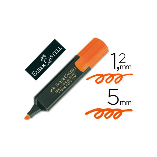 Faber Castel Marcador Fluorescente Faber Textliner 48-07 Laranja - L9610