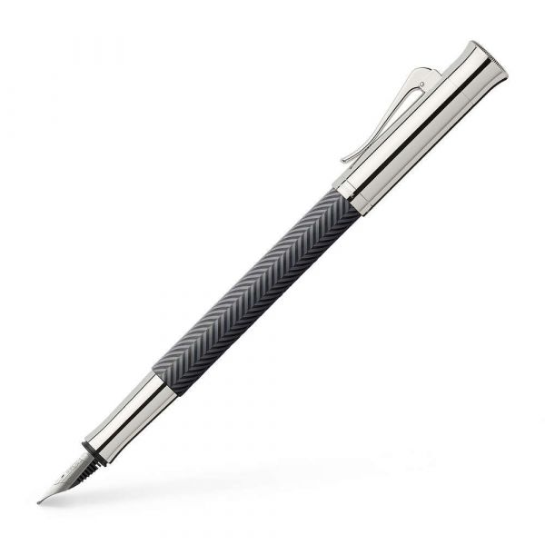 Graf Von Faber-castell Caneta de Aparo M Guilloche Ciselé Anthracite
