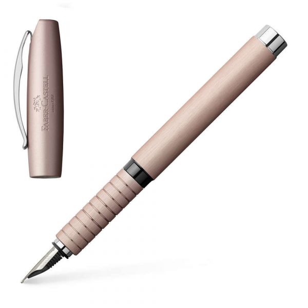 Faber-castell Caneta de Aparo M Essentio Aluminium Rosé Azul