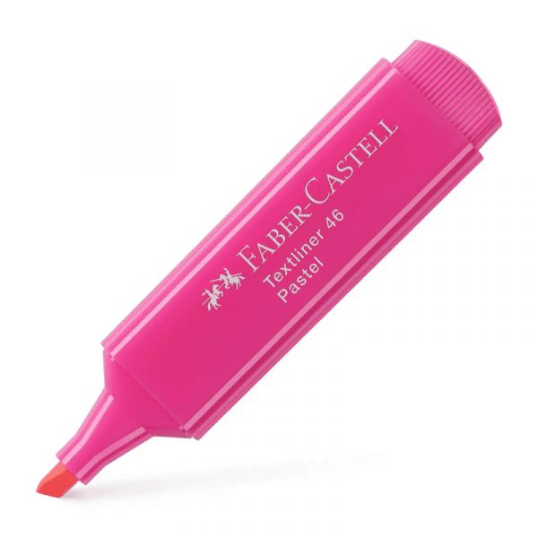 Faber-Castell Marcador Superfluorescente Textliner 46: Rosa