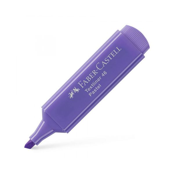 Faber-Castell Marcador Textliner 46 Pastel: Lilás