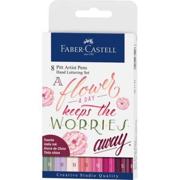 Faber-Castell Marcador de Desenho Hand Lettering Set 8 Unidades