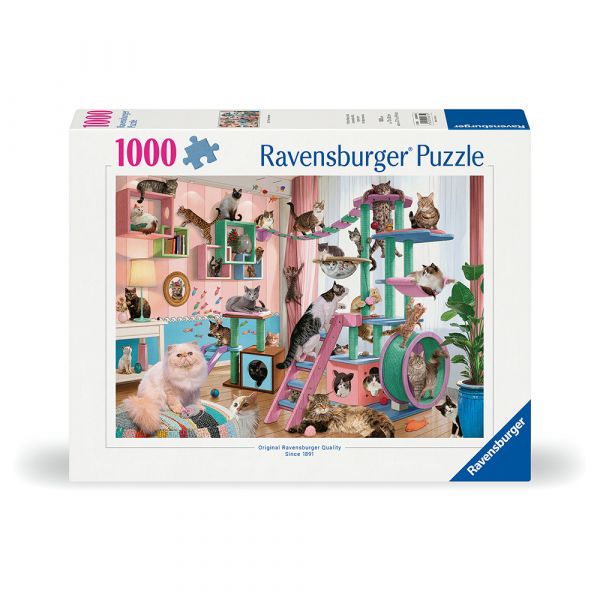 Ravensburger Quebra-cabeça Cat Tree Heaven (12000875) 1000 Peças