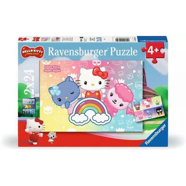 Ravensburger Hello Kitty Puzzle 2 x 24 Peças - 12001034