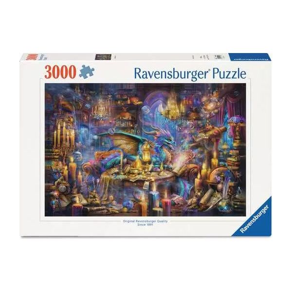 Ravensburger Dragon's Library Puzzle 3000 Peças