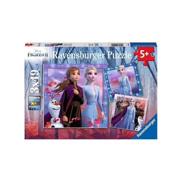 Ravensburger Pack Puzzles 3x49 Peças Frozen 2