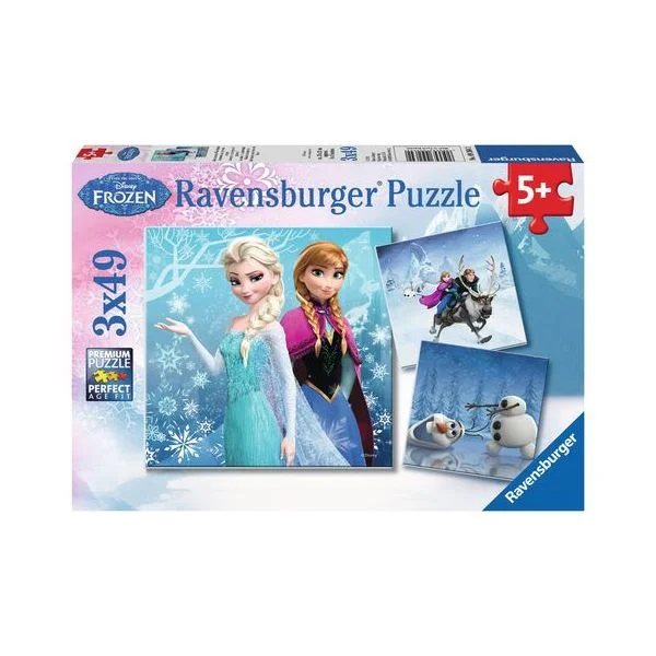 Ravensburger Puzzle Winter Adventures 3 X 49 Peças Disney Frozen - 09264 2