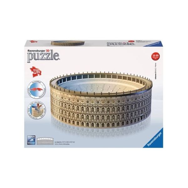 Ravensburger Puzzle 3D 216 Peças - Coliseo - 12578