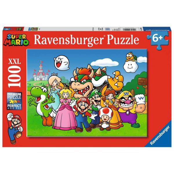 Ravensburger Super Mario Puzzle Kids XXL 100 Peças - RB12992