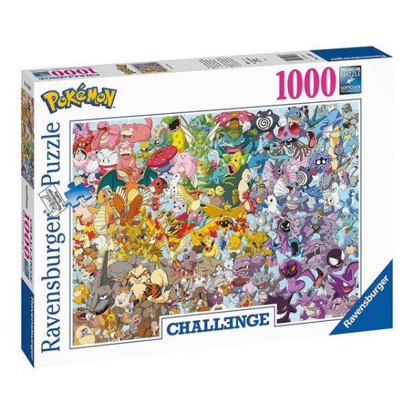 Ravensburger Puzzle Pokemon Challenge 1000 Peças