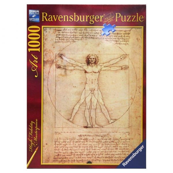 Ravensburger Puzzle Leonardo El Hombre de Vitruvio 1000pz