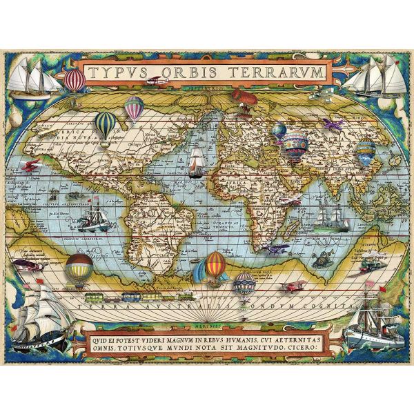 Ravensburger Puzzle Por Todo o Mundo de 2000 Peças