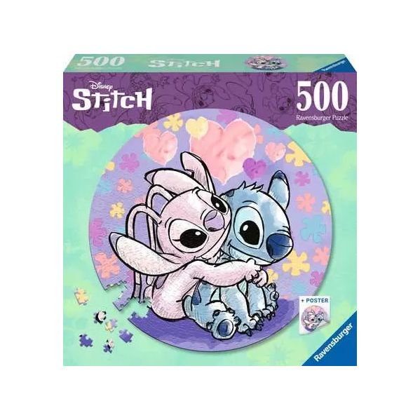 Ravensburger Puzzle Stitch Circular Disney 500 Peças - RB17581