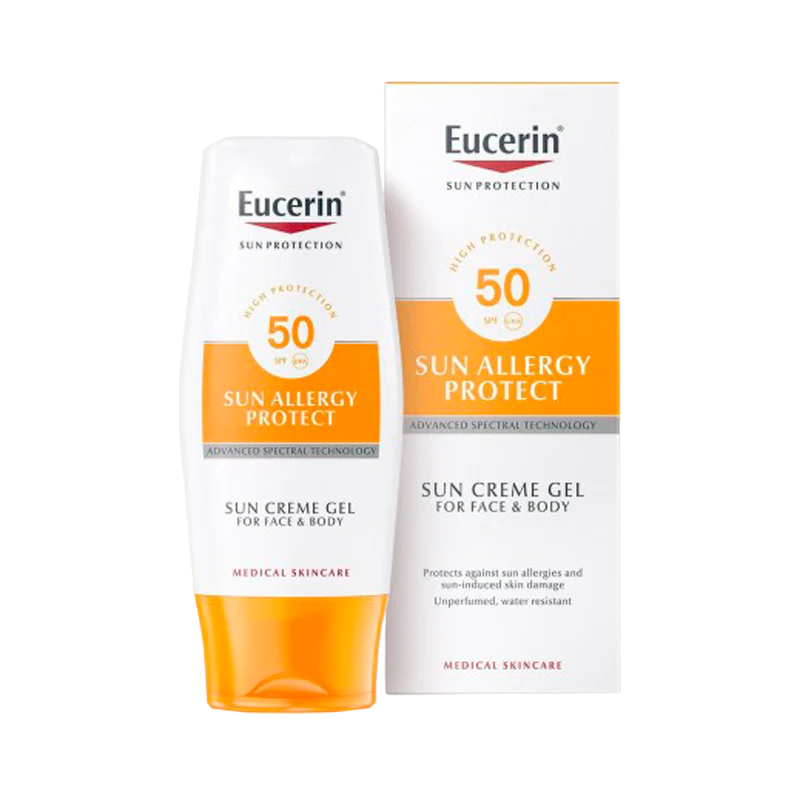 Eucerin Sun Gel-Creme Allergy FPS50+ 150mL – Alergias Solares