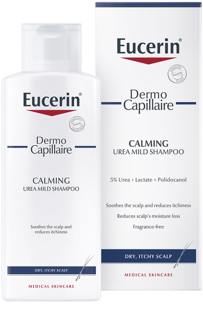 Eucerin DermoCapillaire Champô Apaziguante 5% Ureia 250mL – Alívio do Prurido