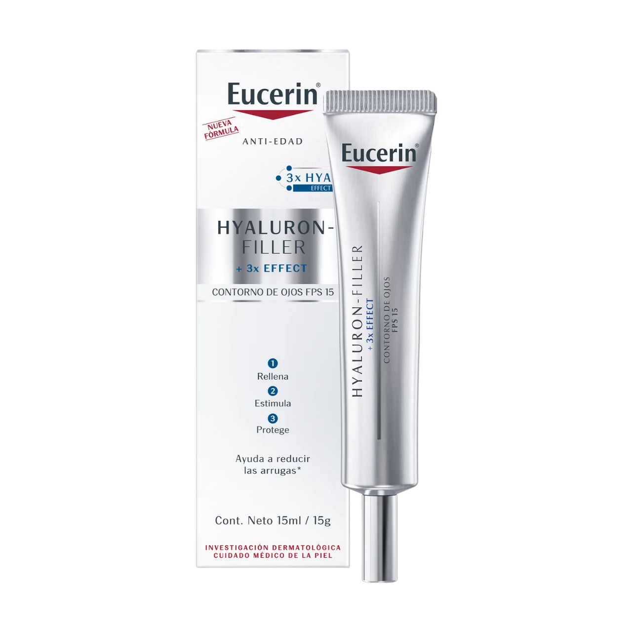 Eucerin Hyaluron-Filler Olhos 15mL – Rugas & Firmeza