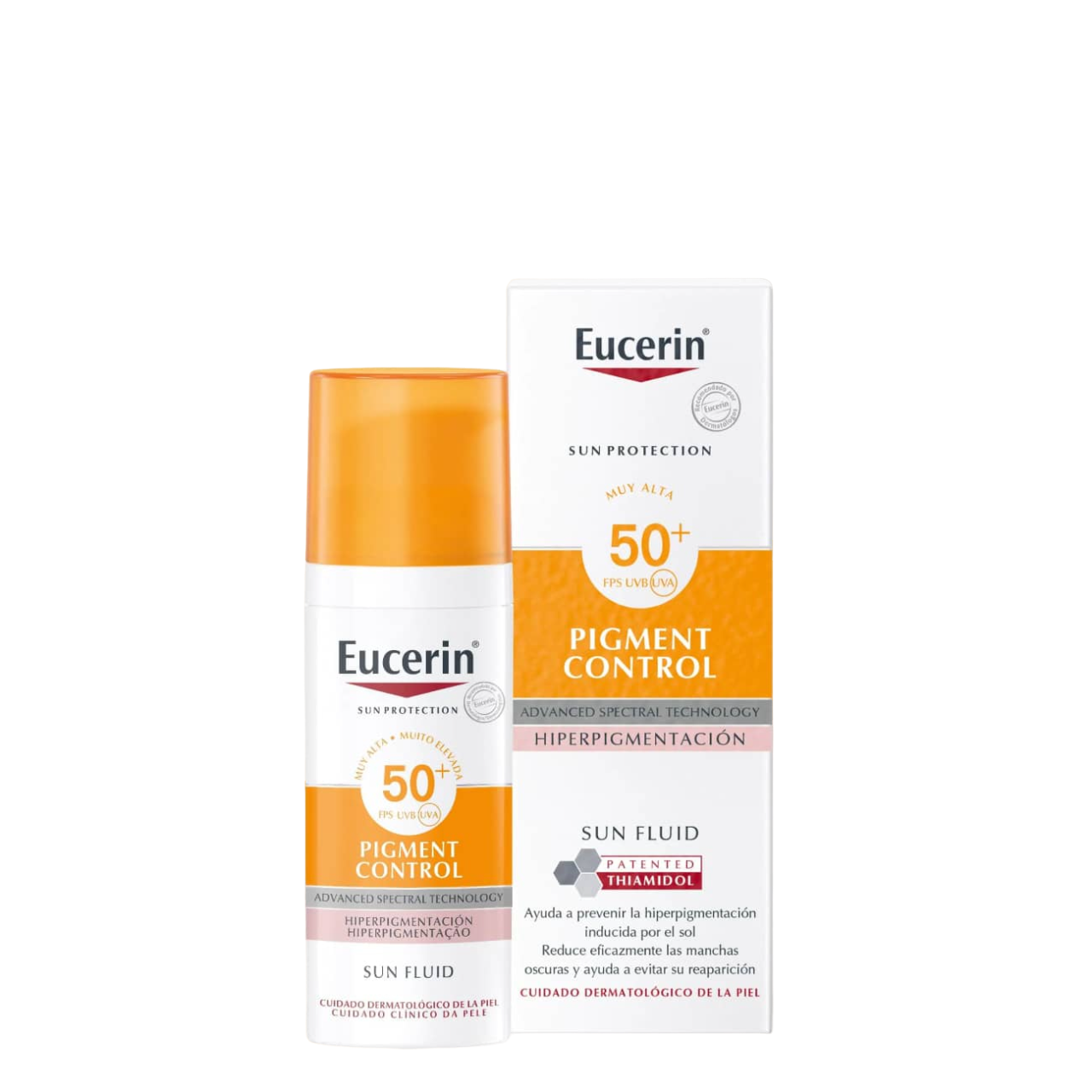 Eucerin Sun Fluido Pigment Control SPF50+ 50mL – Anti-Manchas & Hiperpigmentação