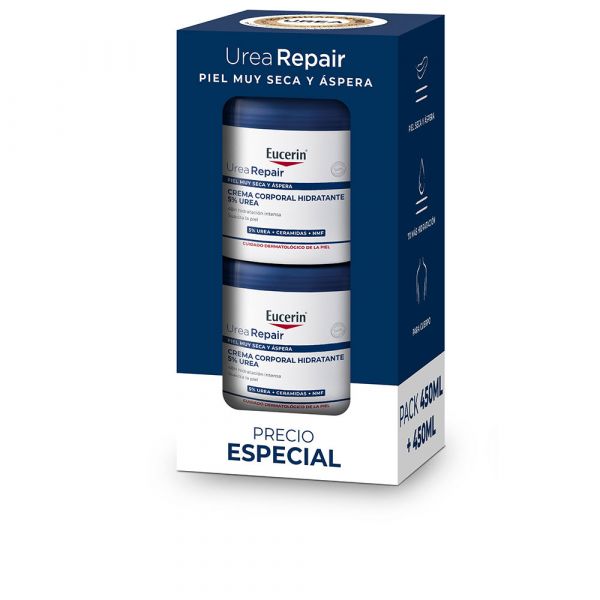 Eucerin UreaRepair Plus Bálsamo Nutritivo Creme Corporal Hidratante 5% Ureia Pele Seca 2x450ml