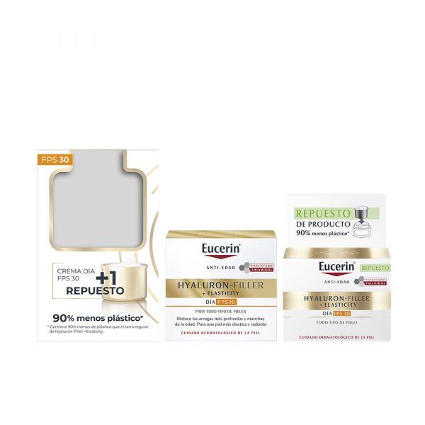 Eucerin Creme de Dia Hyaluron-Filler Elasticity SPF30 50ml + Recarga