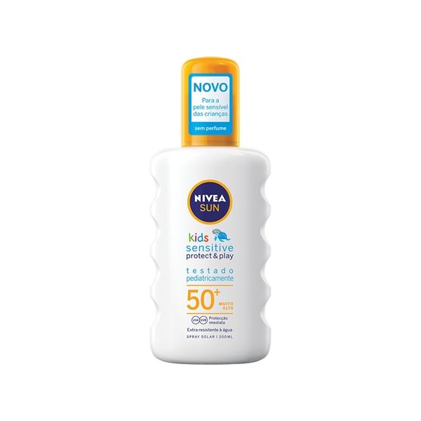 Protetor Solar Nivea Kids Sensitive Protect&Play SPF50+ 200ml