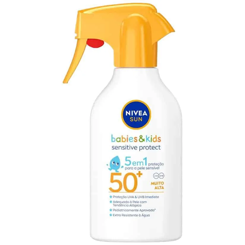 Spray Protetor Solar Babies & Kids Sensitive Protect FP50+ 270 ml Nivea