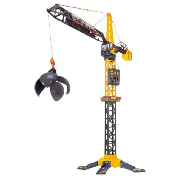 Smoby Grua Mighty Crane Telecomando 110cm Amarelo Cinzento