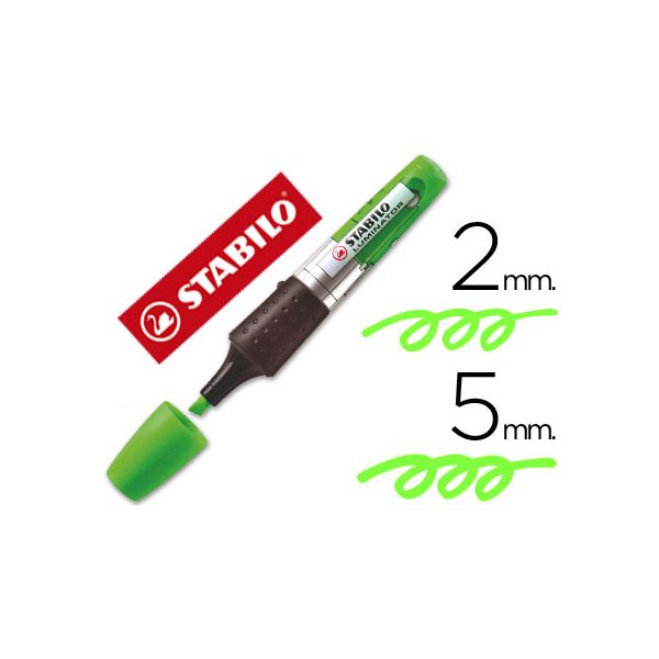 Stabilo 5 un. Marcador Boss Luminator Verde Tinta Liquida - 71/54