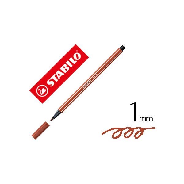 Stabilo Marcador Aguarelavel Pen 68 Siena Tostado 1 mm - OFF150791CE