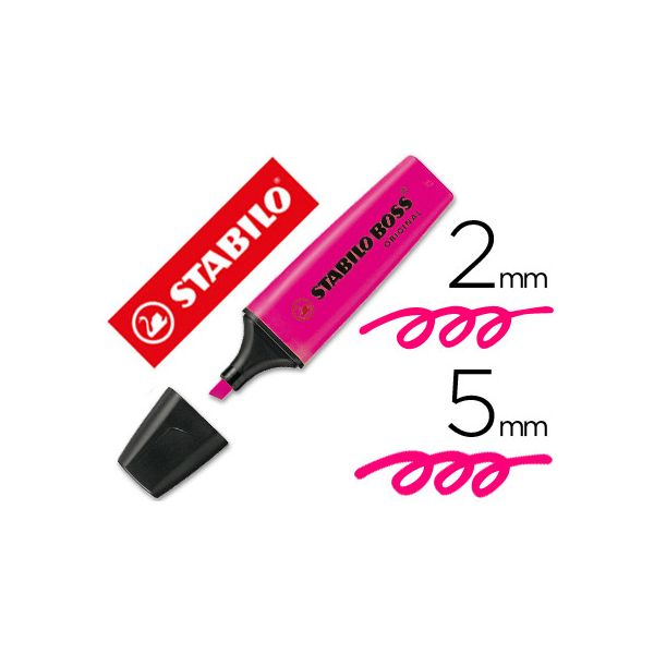 Stabilo Marcador Boss Original 70 Rosa 1 Un.